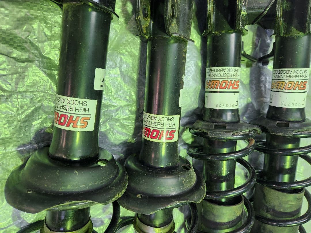 RA1 RA2 プレオ SHOWA ショーワ ショック　RSR ダウンサス