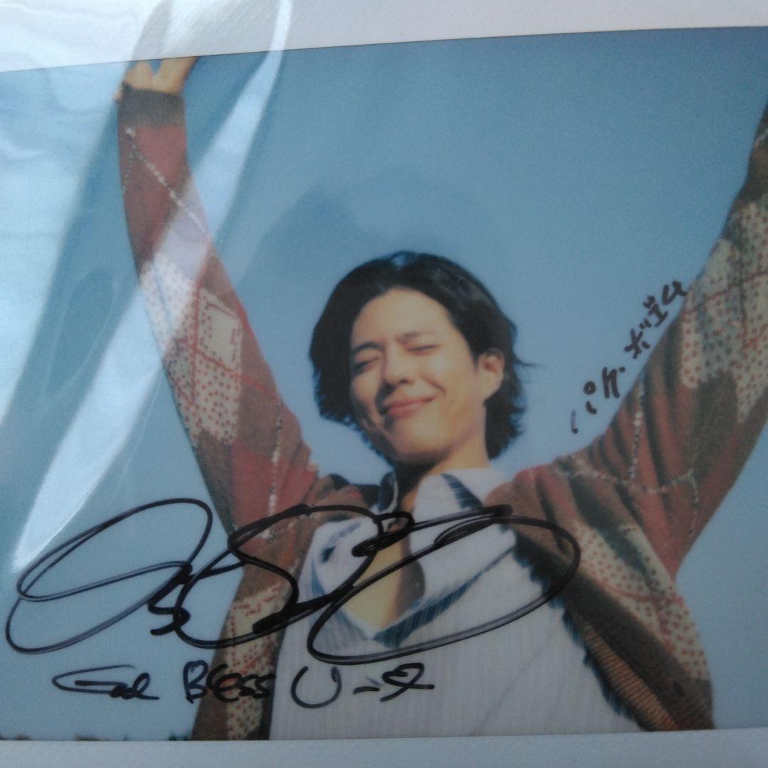 パクボゴム　直筆サイン　ポラロイド