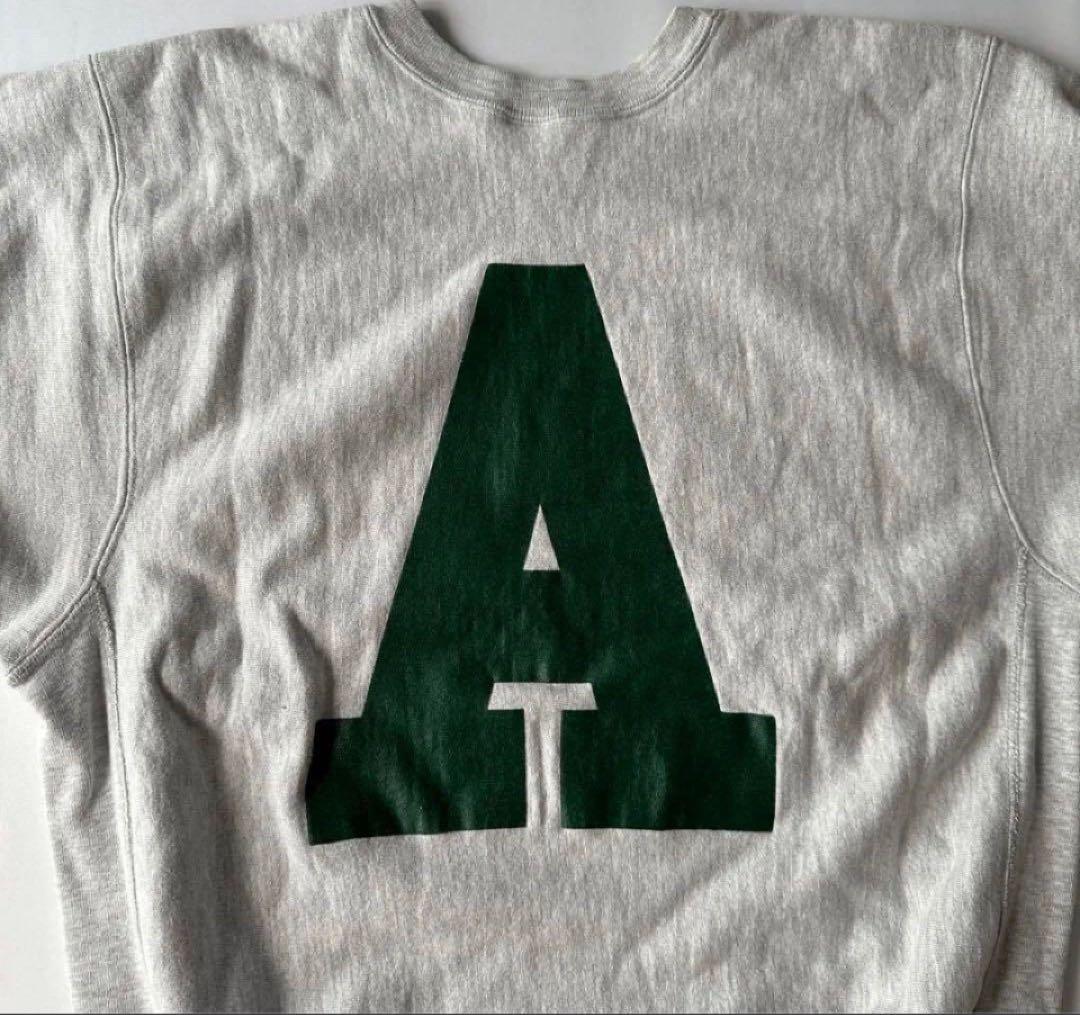 90s USA製　『A』reverse weave スウェット　XL