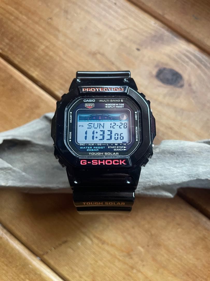 動作良好 G-SHOCK GWX-5600 タフソーラー ブラック