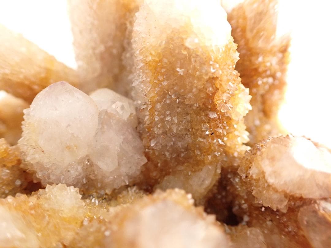 水晶　カクタスクォーツ　鉱物標本　南アフリカ産　クラスター 約154.5g