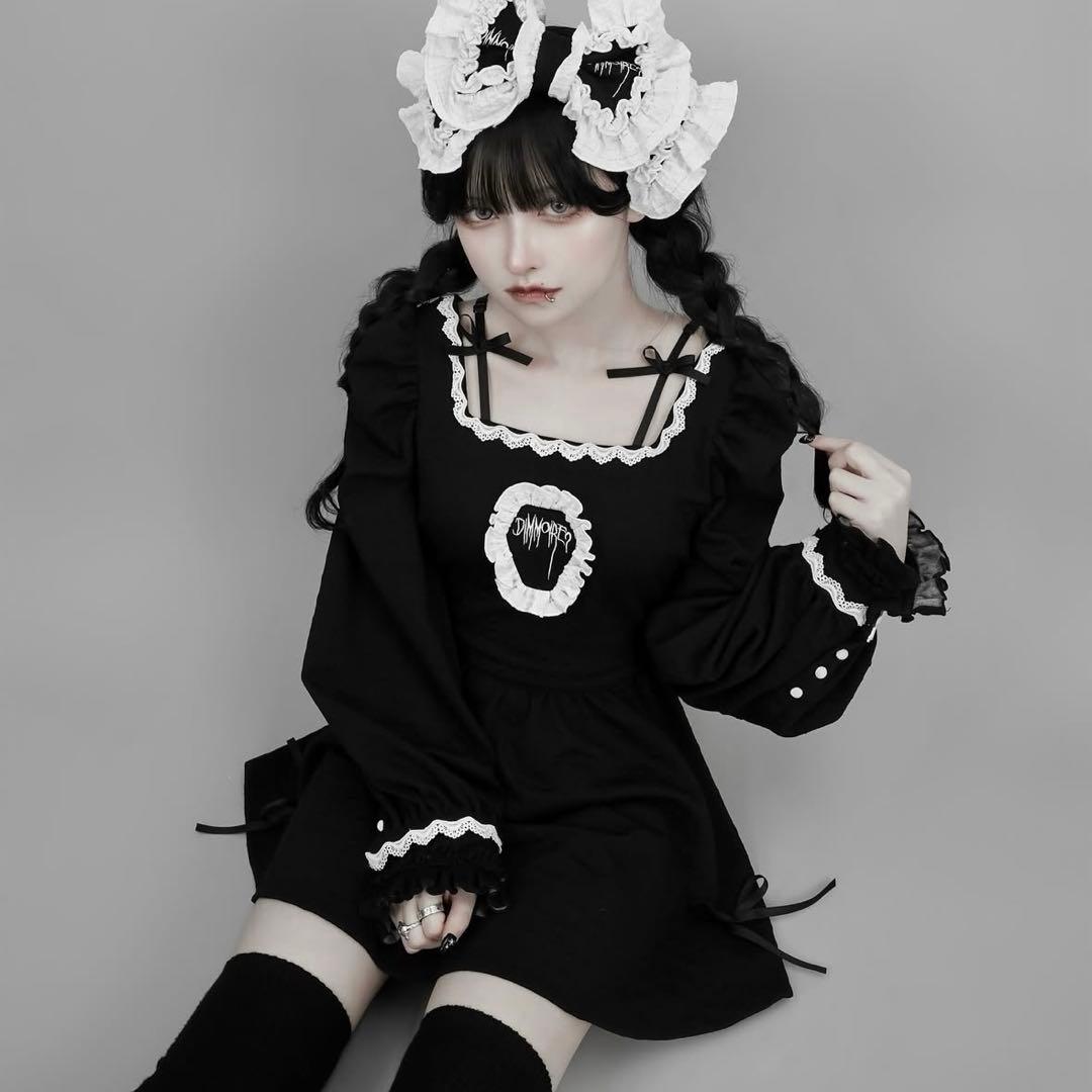 DimMoireディムモアールCoffinDollミニワンピース M Black