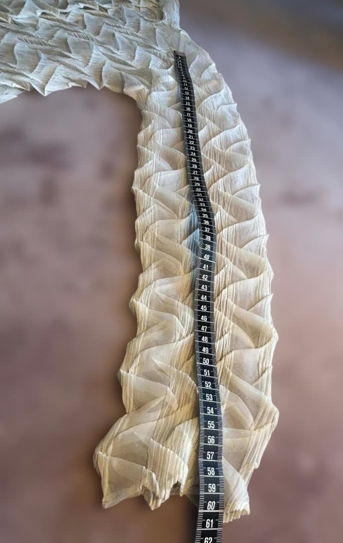 ISSEYMIYAKE　プリーツ 変形シアーシャツ