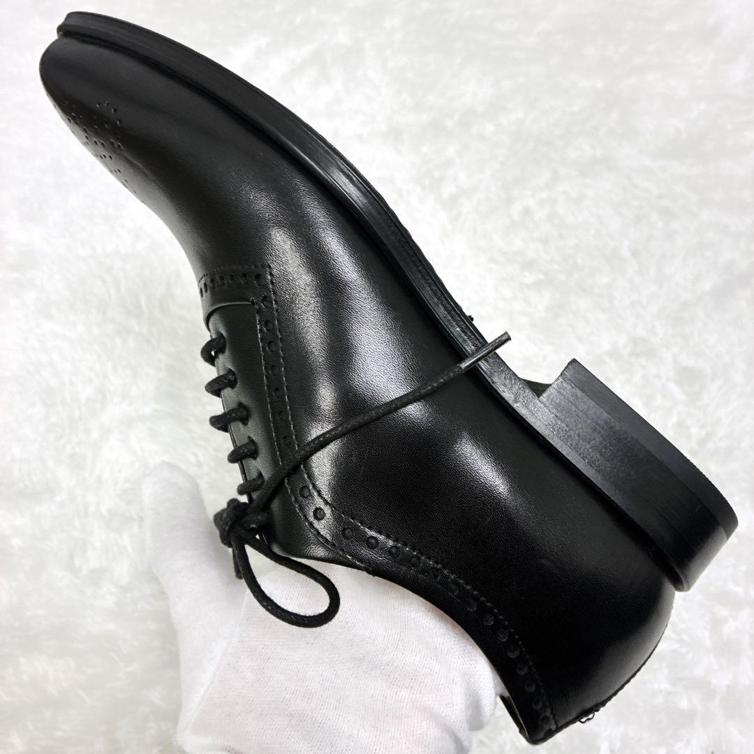 【美品】Franco Lione 伊製 レザー メダリオン　黒 24~24.5