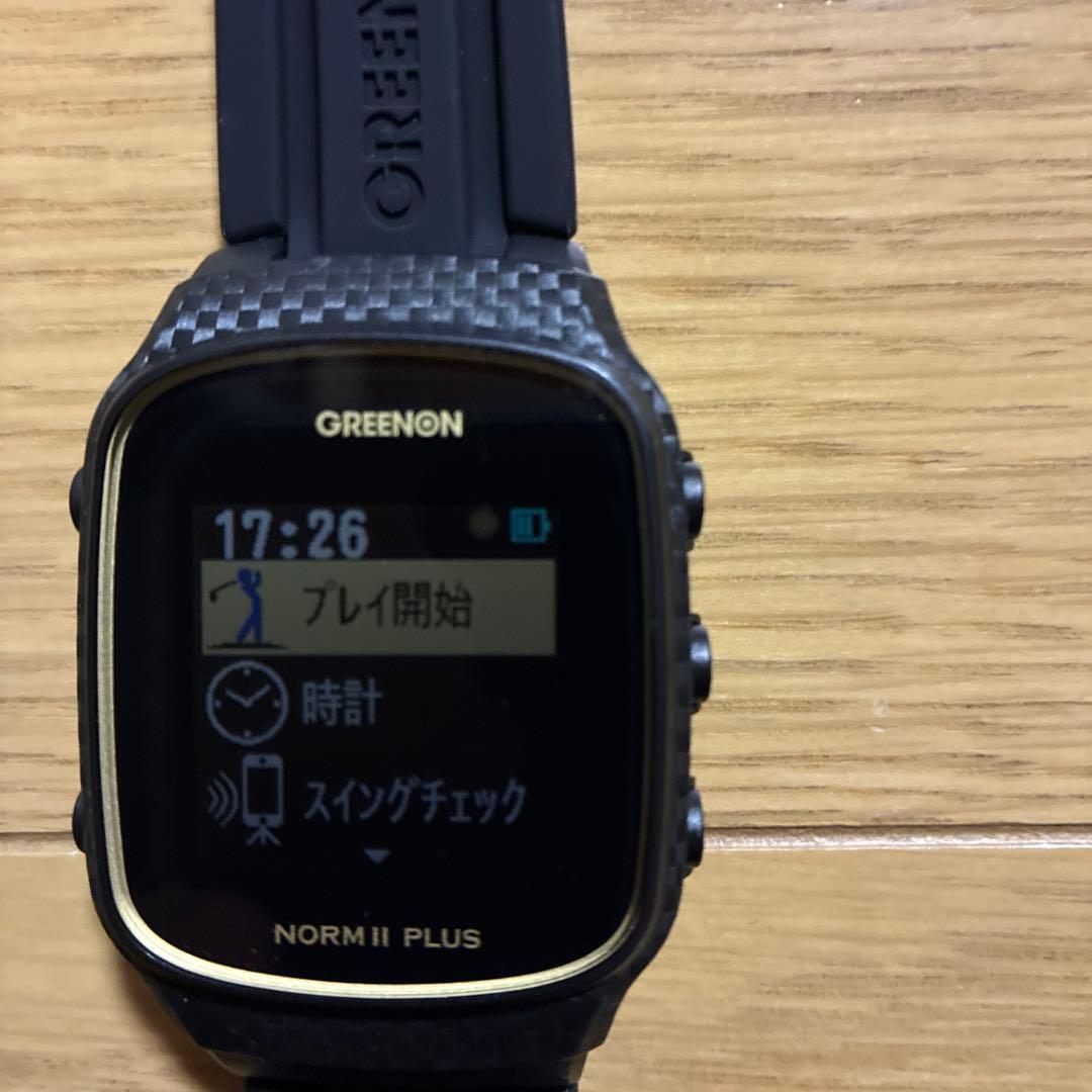 【美品】ゴルフ距離計ウォッチ　NORM Ⅱ PLUS