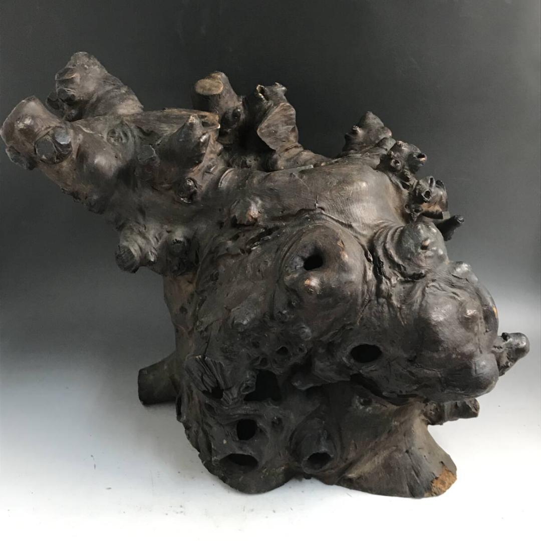 天然木 瘤 約11.7kg 自然木 瘤木 鑑賞木 オブジェ 花器 花瓶 花生