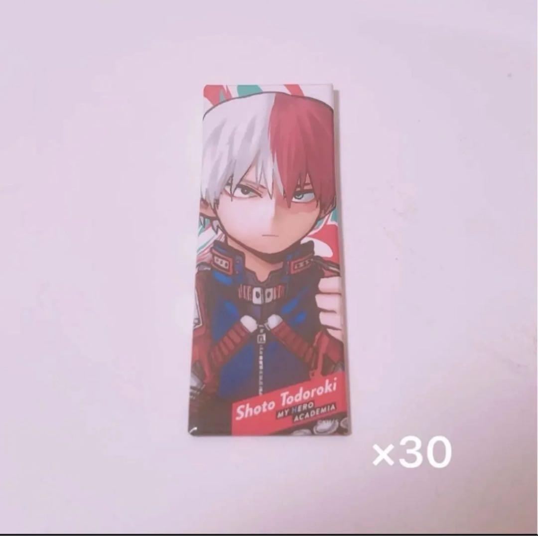 僕のヒーローアカデミア 轟焦凍 絵札缶バッジ 30個 ヒロアカ展 原画展