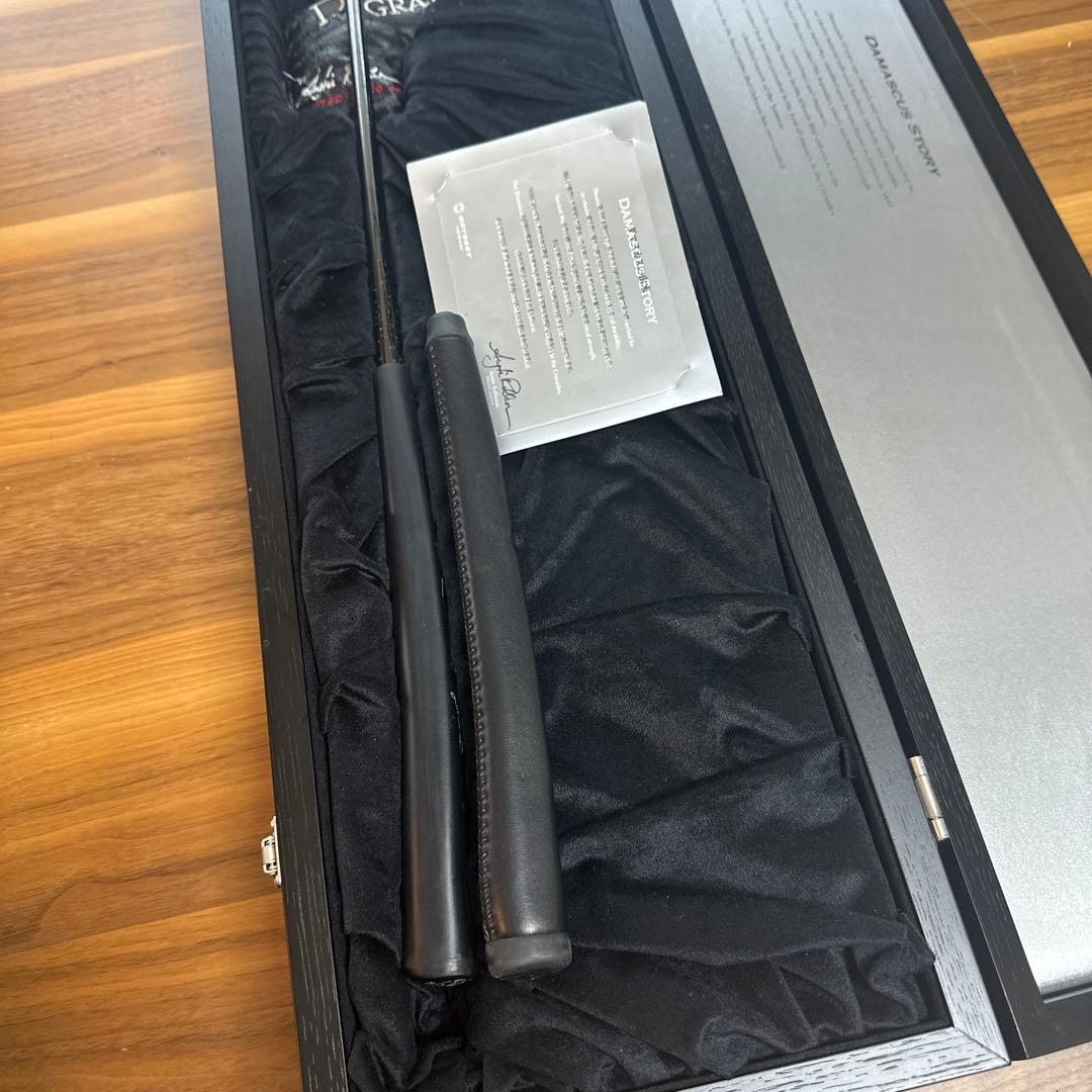 ODYSSEY 世界限定350本ダマスカスツアーパター 化粧箱　未使用革グリップ