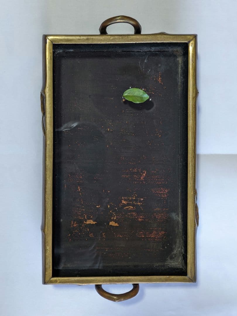 ♦中国古玩 大明宣徳 松笠 四つ足 水盤 宣徳銅 コレクション骨董品アンティーク