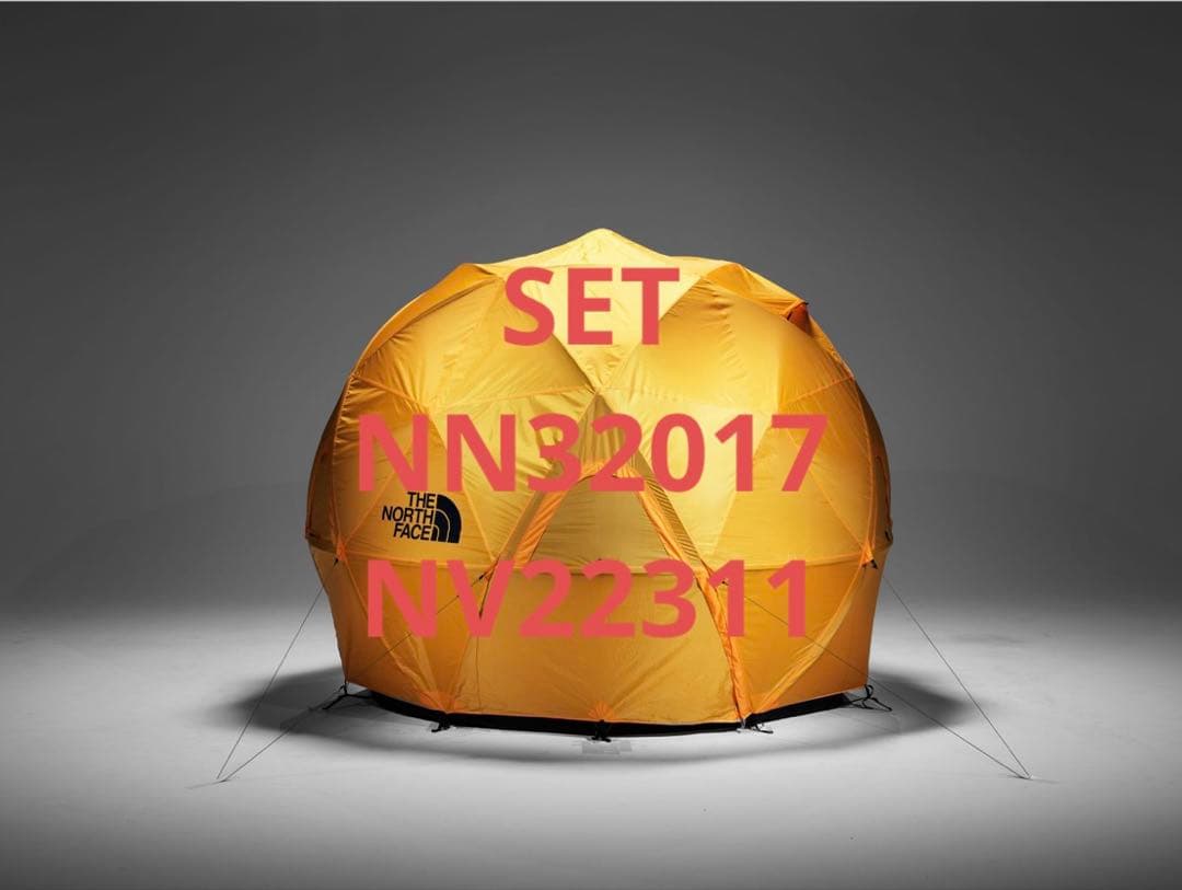 THE NORTH FACE ジオドームとインフレータブルマットとフットプリント