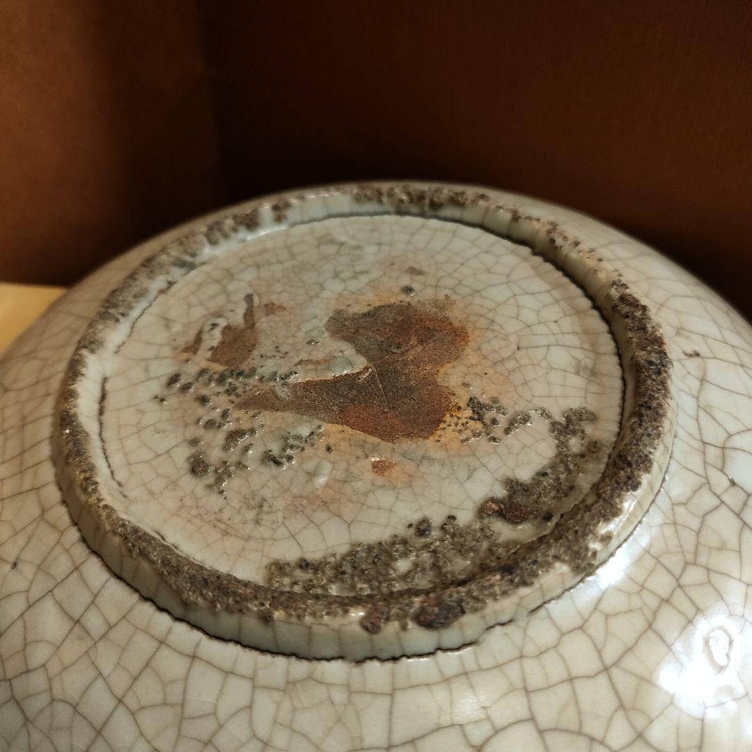 呉須手皿　明　中国美術　時代物　骨董アンティークNo.315