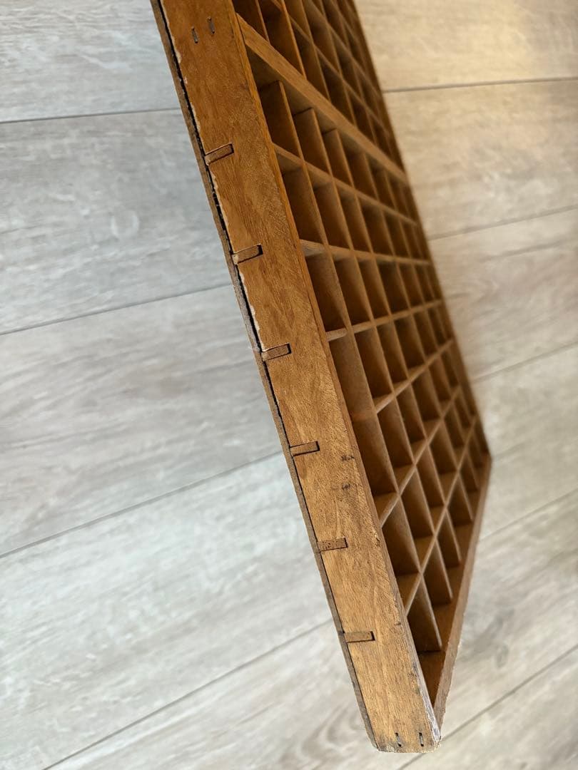 木製　ヴィンテージ ディスプレイボックス　パリ蚤の市で購入