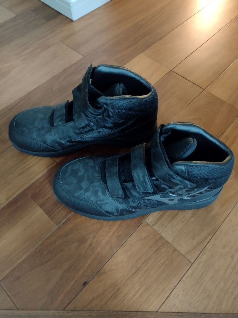 安全靴　ミズノ　オールマイティ　LSⅡ21M ブラック×ダークシルバー