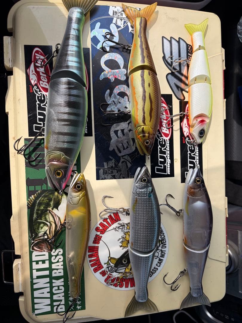 バス釣りルアー、ワーム、その他　引退セット