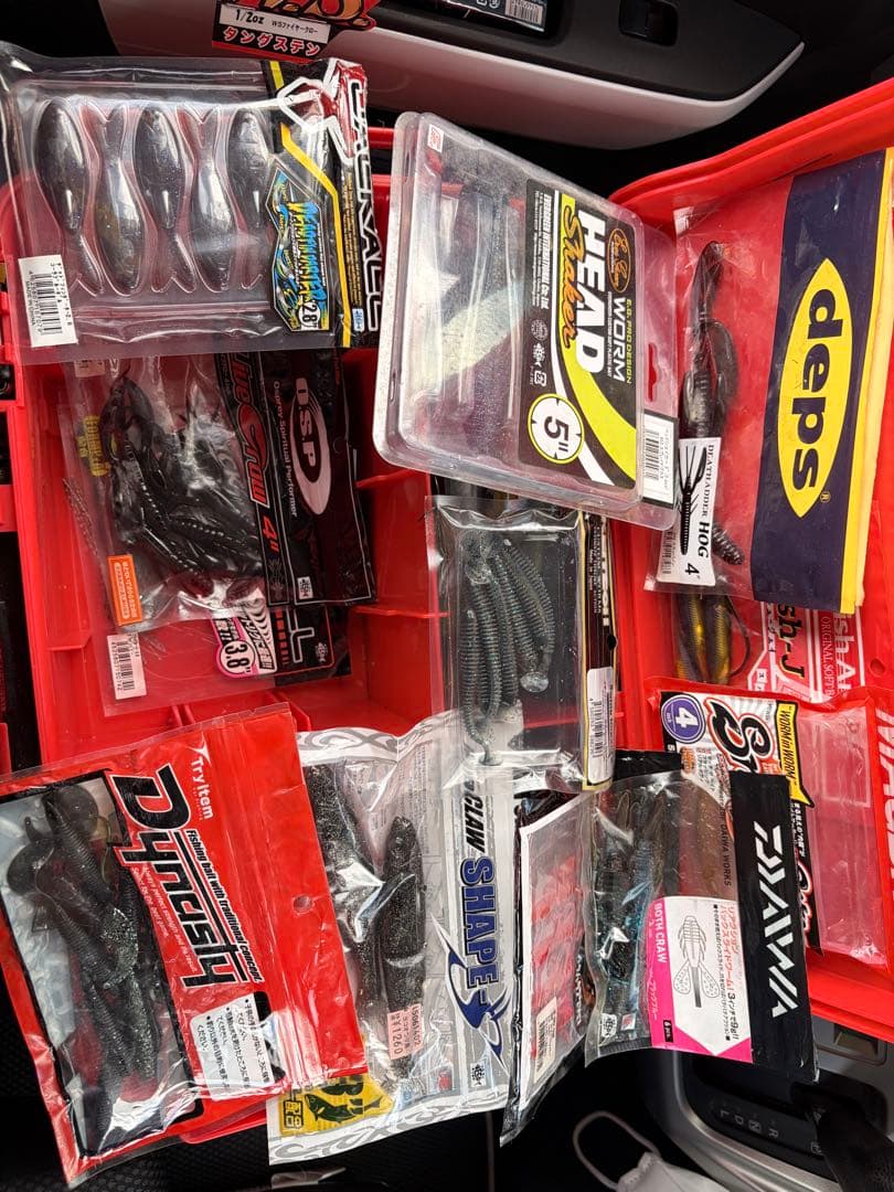バス釣りルアー、ワーム、その他　引退セット