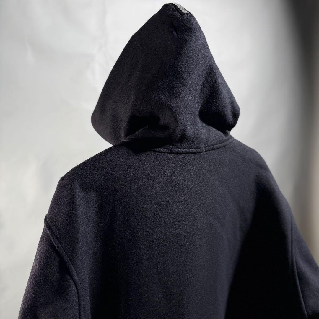 COMOLI メルトンフーデッドコート size2