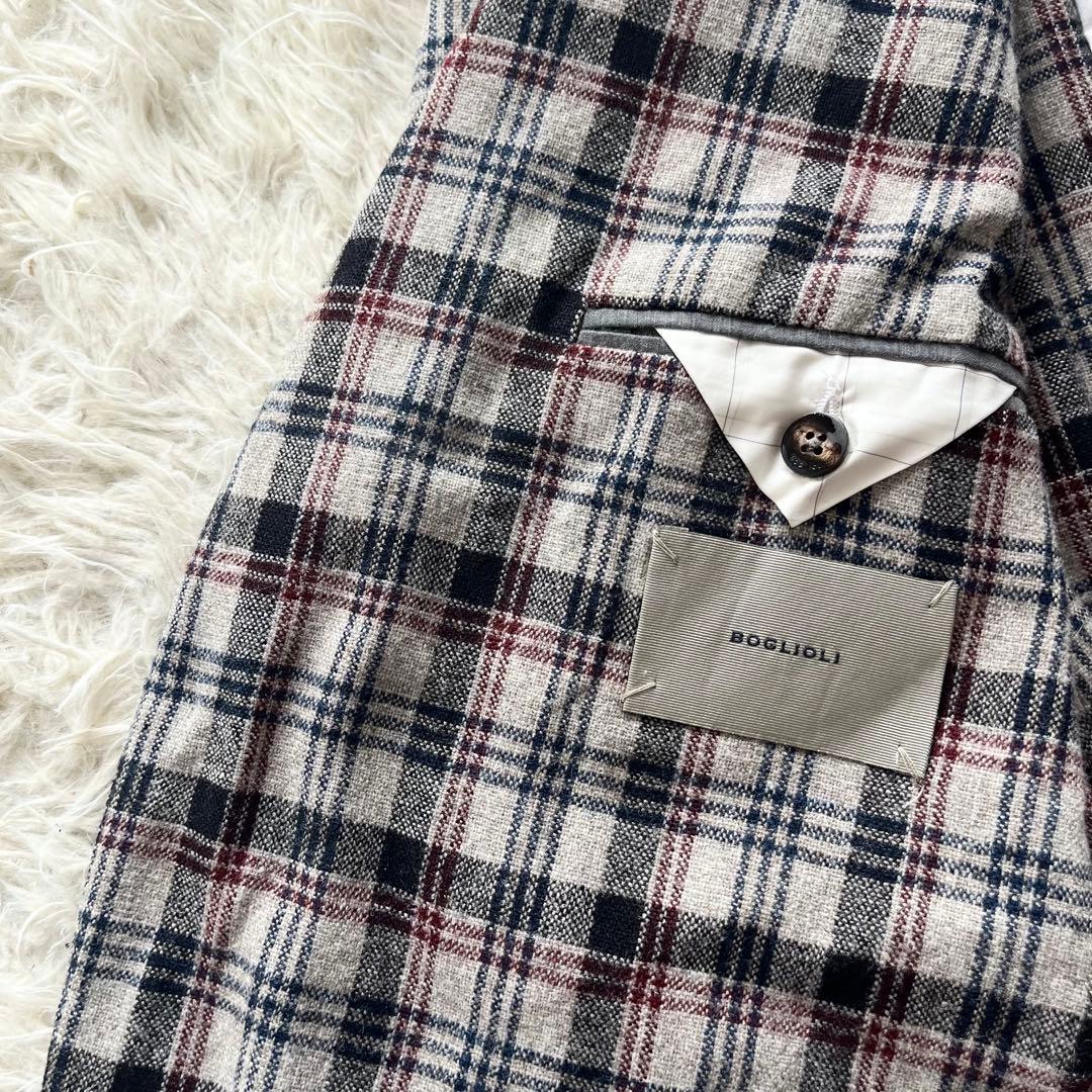 <極美品>BOGLIOLI dover カシミヤウール ジャケット サイズ50