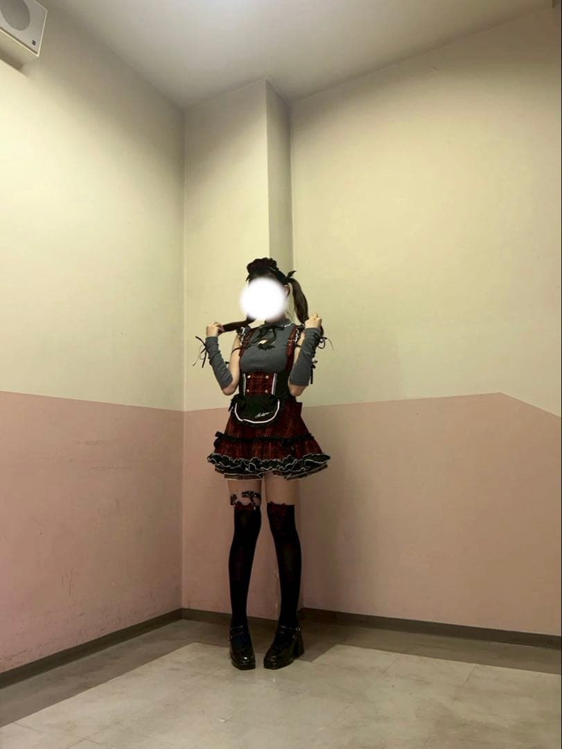 マリームーン 赤黒 サキュバス きゅるりんってしてみて Lサイズ