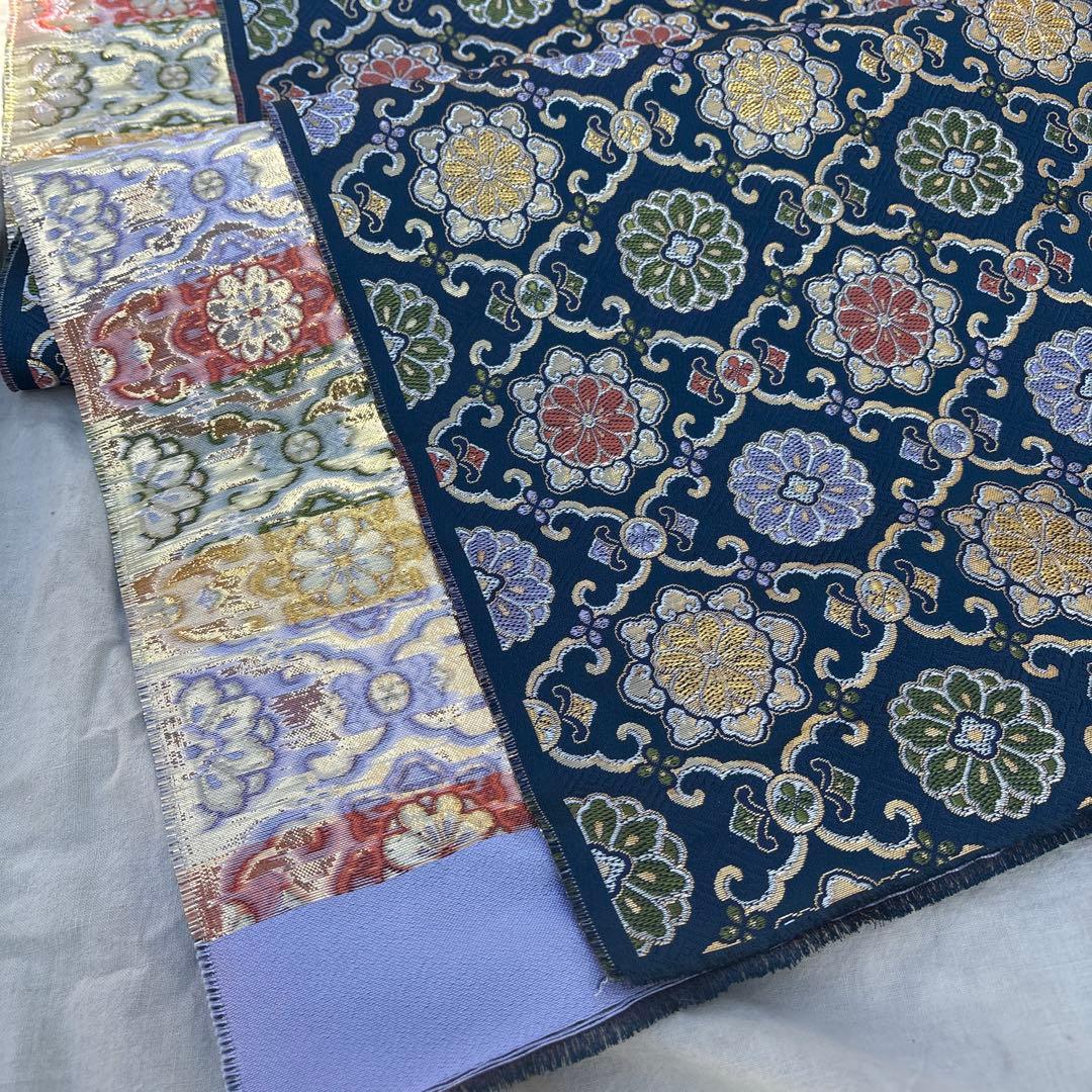 広巾金通唐草結燭甲 10尺　300×70