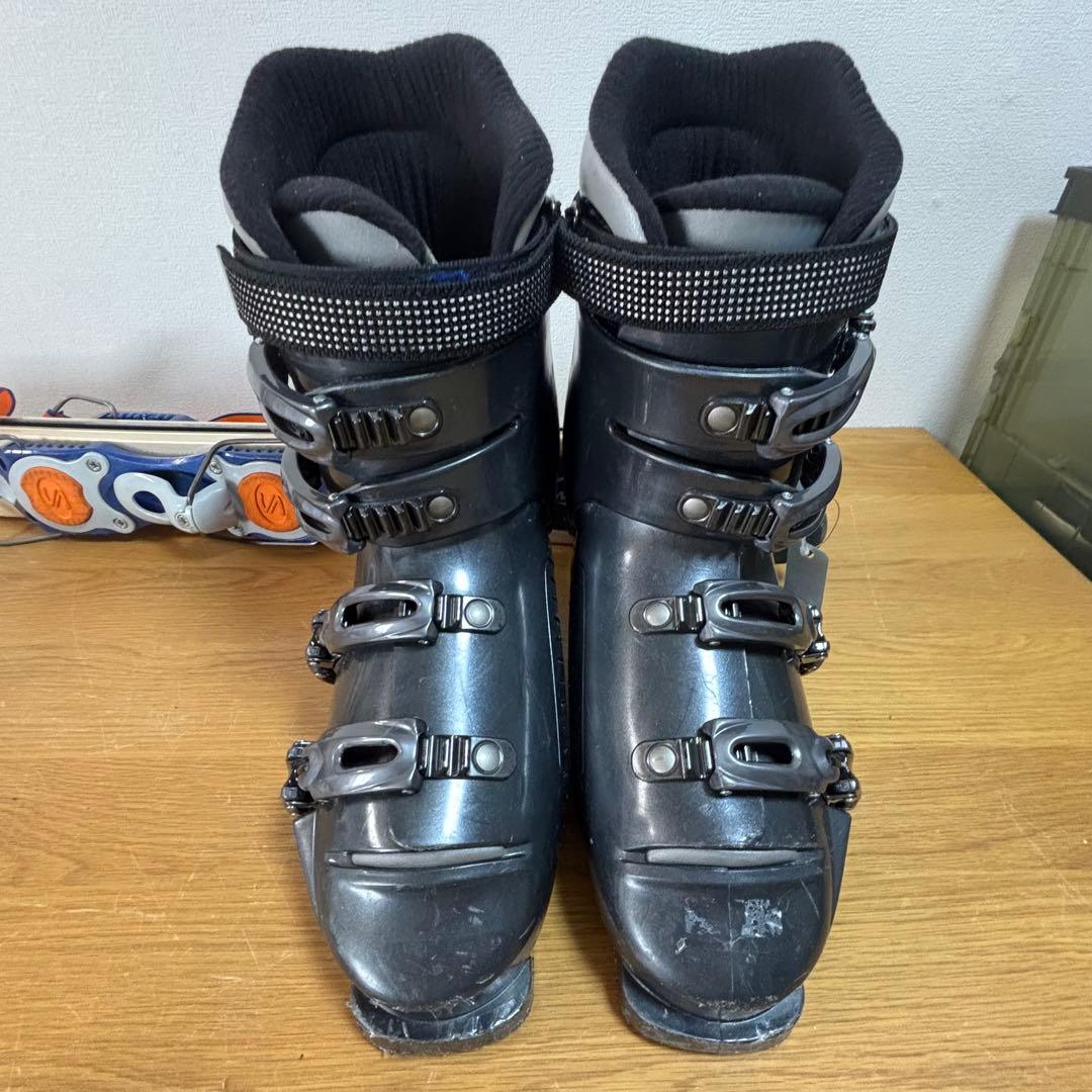 メンズ　ショートスキー　ファンスキーセット　サロモン　27-27.5cmブーツ付