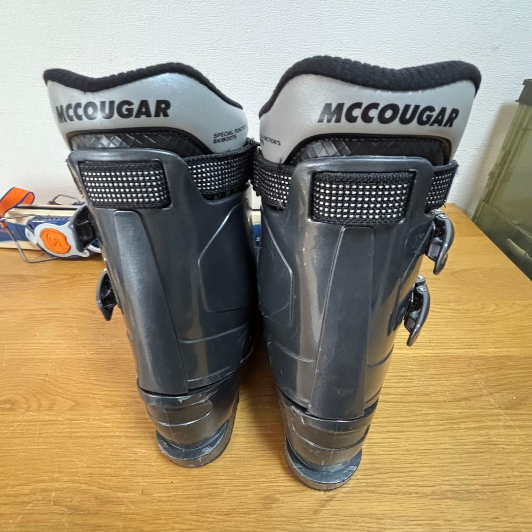 メンズ　ショートスキー　ファンスキーセット　サロモン　27-27.5cmブーツ付