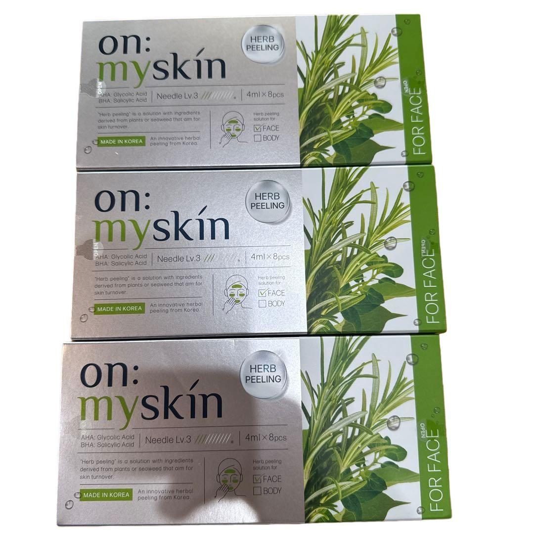 on:myskin ハーブピーリング Needle L3 4ml×8包3箱セット