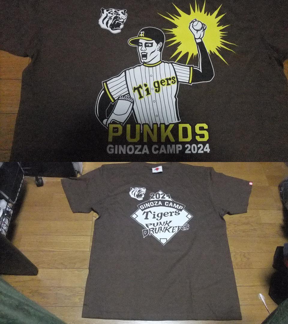 punkdrunkers XXL 阪神タイガース 未使用 Tシャツ 茶 虎 半袖