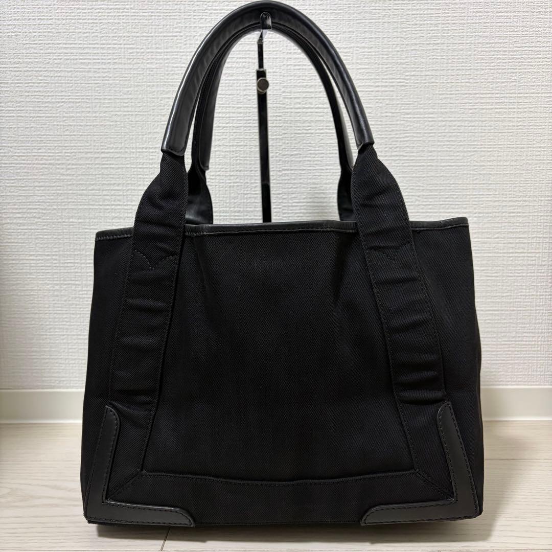 ✨美品✨バレンシアガ　ネイビーカバスS　ハンドバッグ　キャンバス　ポーチ　黒