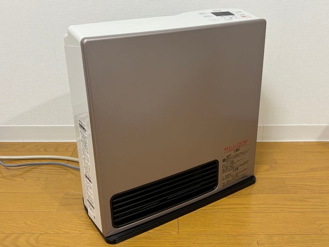 美品❗️ガスファンヒーター ホース付 リンナイRC-U4001E 2019年製