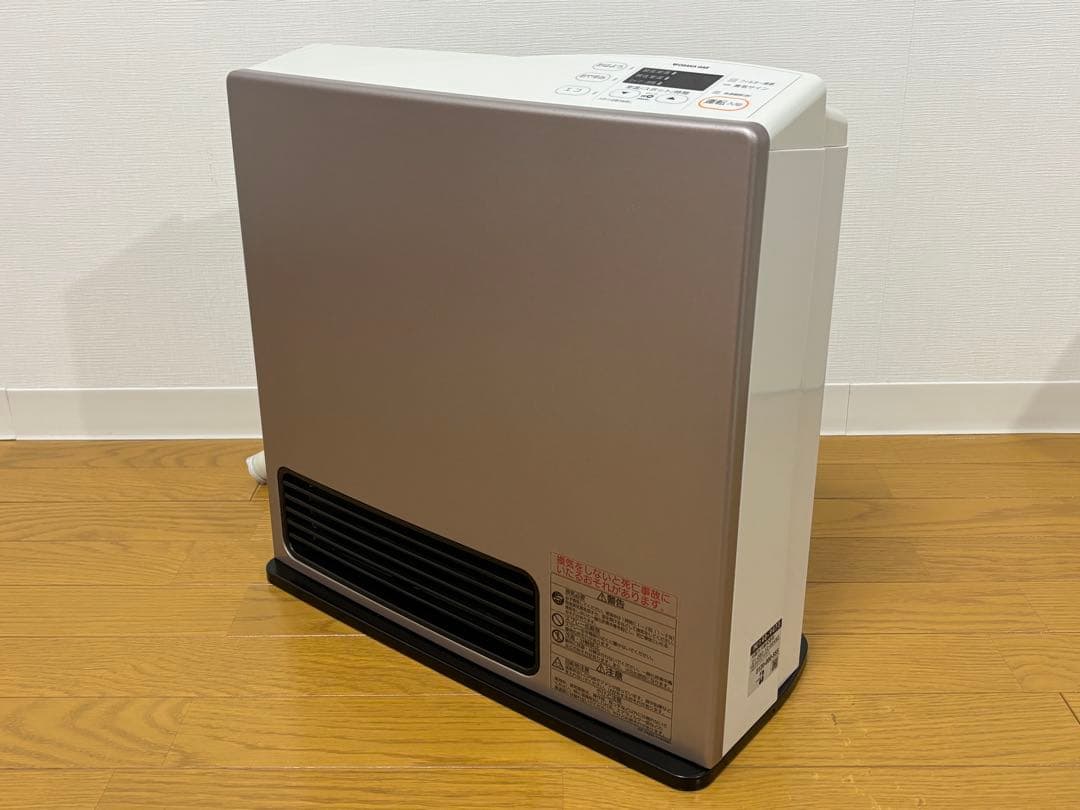 美品❗️ガスファンヒーター ホース付 リンナイRC-U4001E 2019年製
