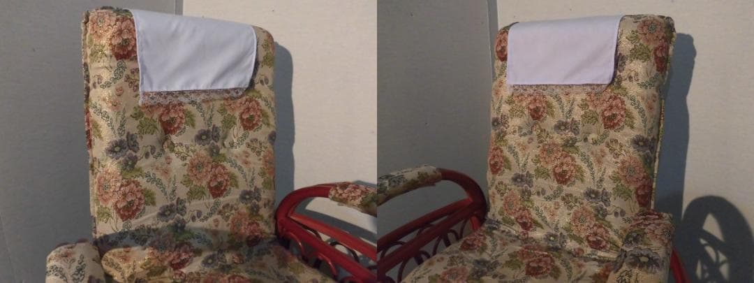 アウトレット【送料無料】高級ラタンギア式リクライニング回転座椅子【ミドルタイプ】