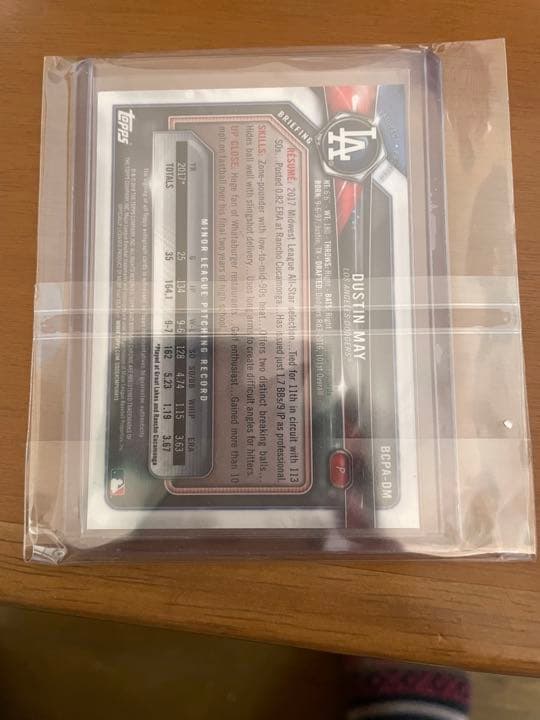 Dustin may bowman ドジャース　ダスティン　メイauto サイン