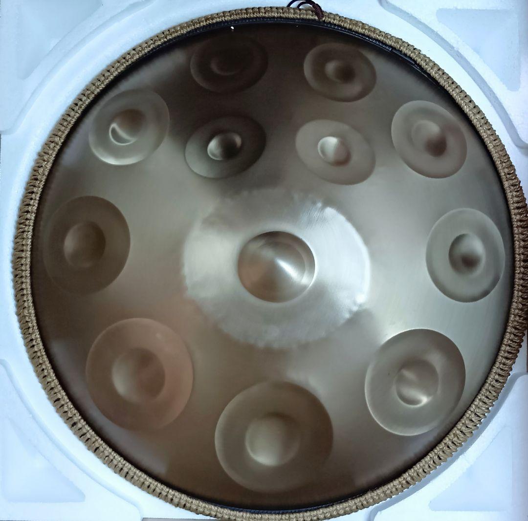 ハンドパン　56センチ 12音 A＝432Hz 音程合ってますゴールド 音きれい