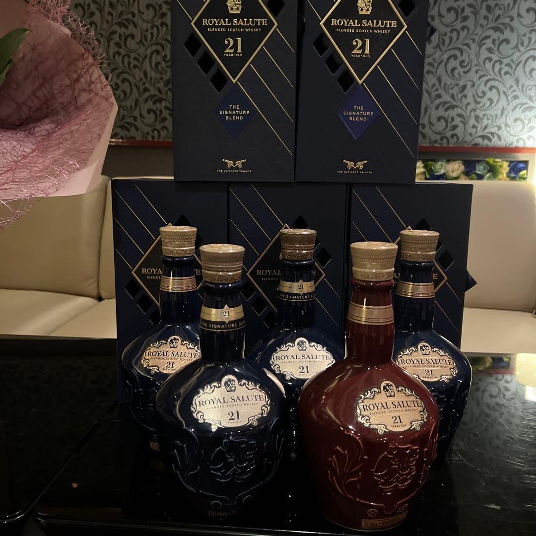  SALUTE 21年 ブレンデッドスコッチウイスキー　空瓶箱付き