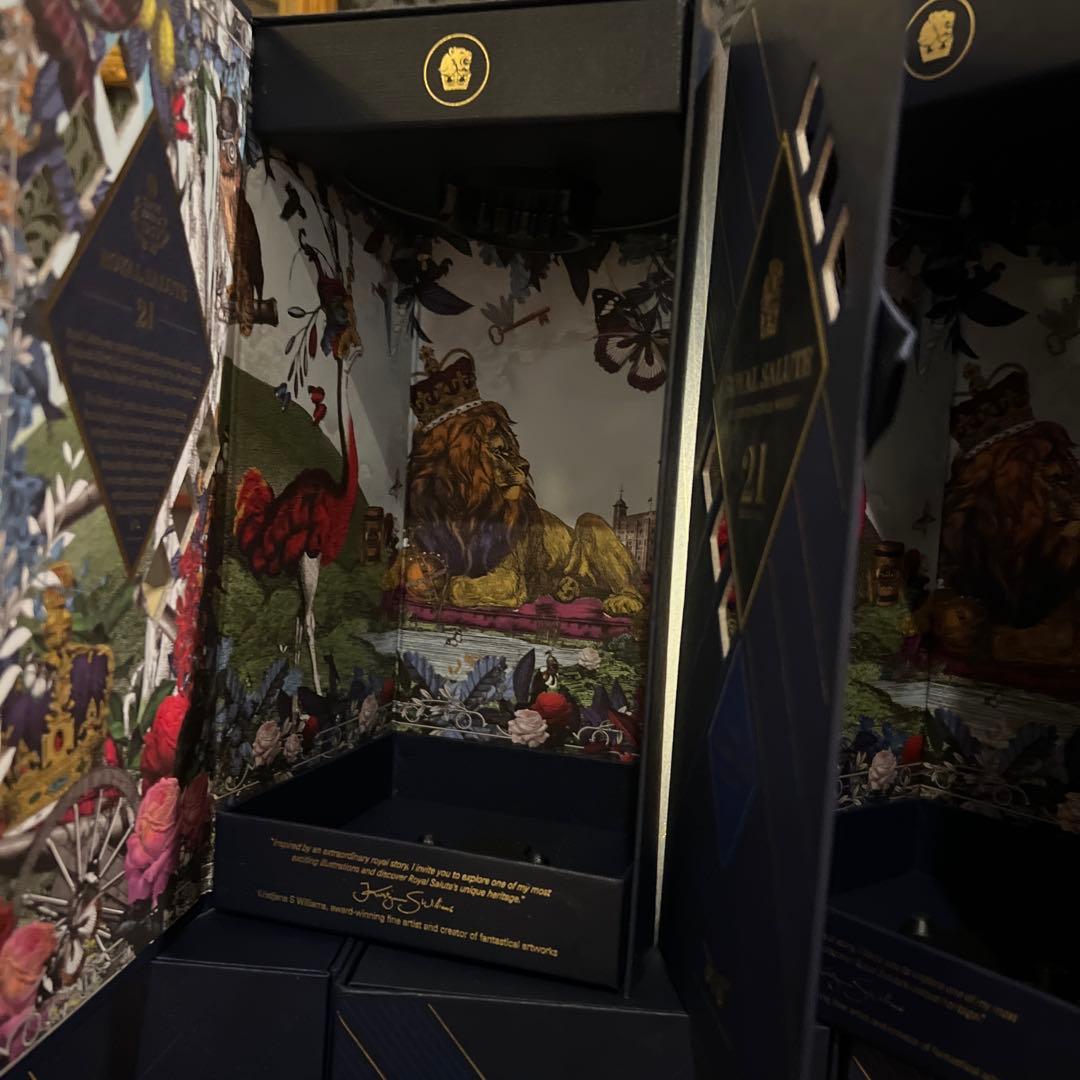  SALUTE 21年 ブレンデッドスコッチウイスキー　空瓶箱付き