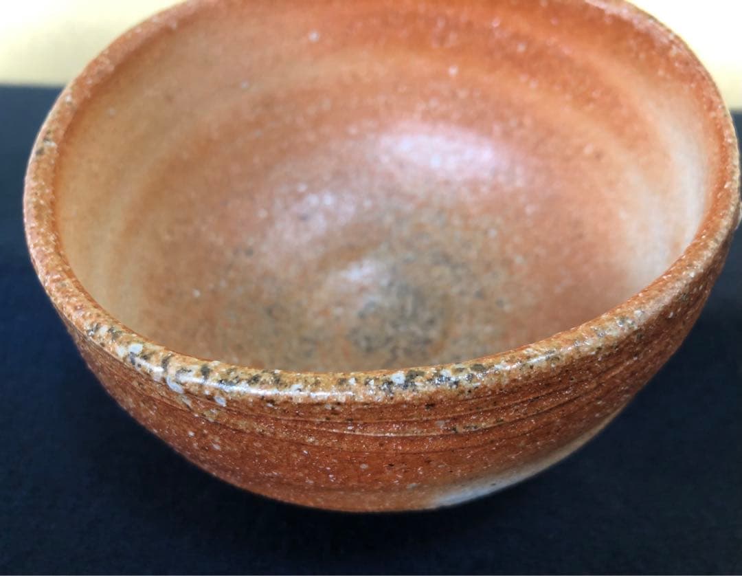 《レ》茶道具 信楽 茶碗 清隆 共布 共箱　251118え3