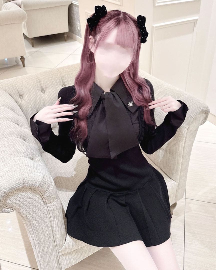 ハニーミュウ　リボンブラウスドッキングワンピース