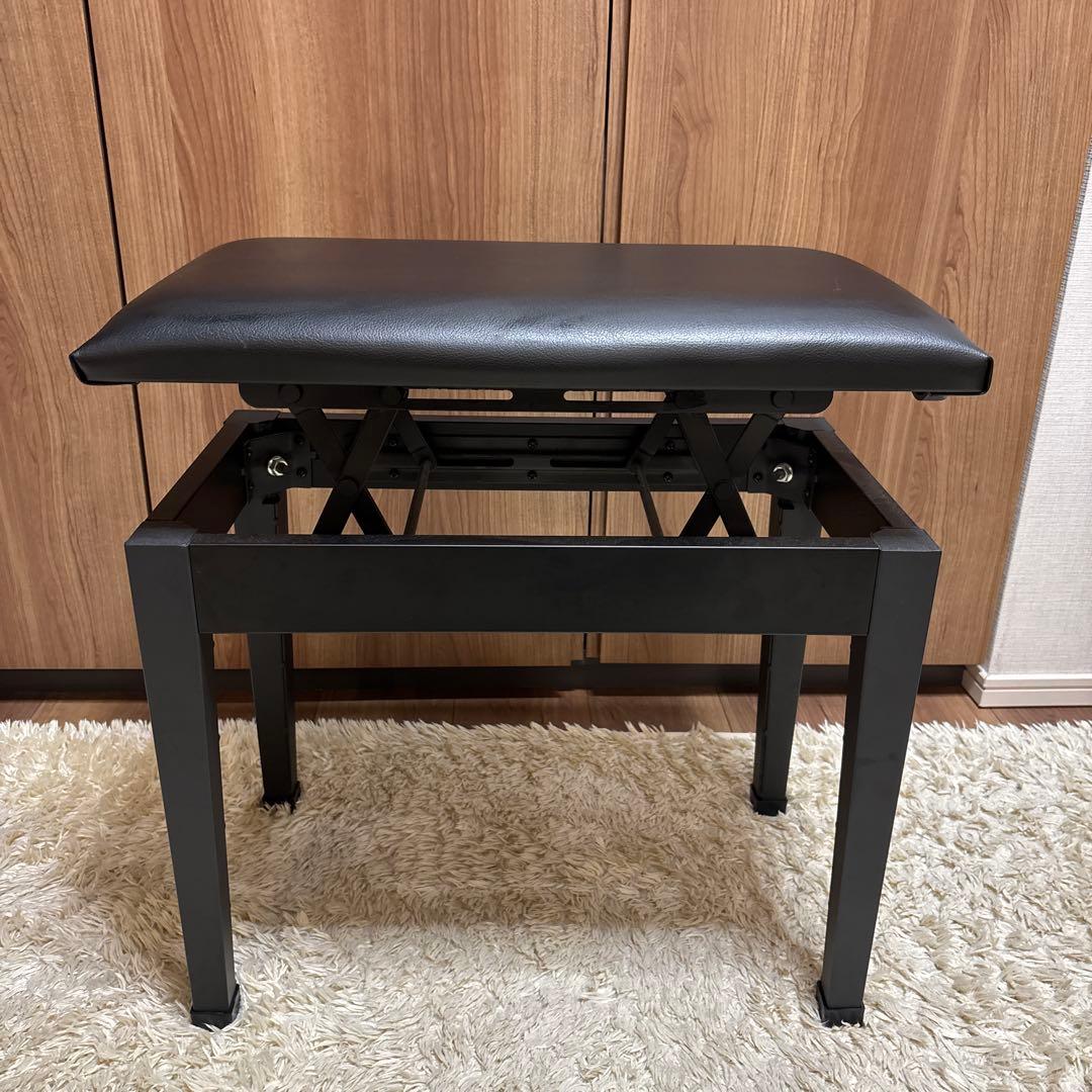 カシオ　電子ピアノ椅子 高低自在CB-30BK(黒)