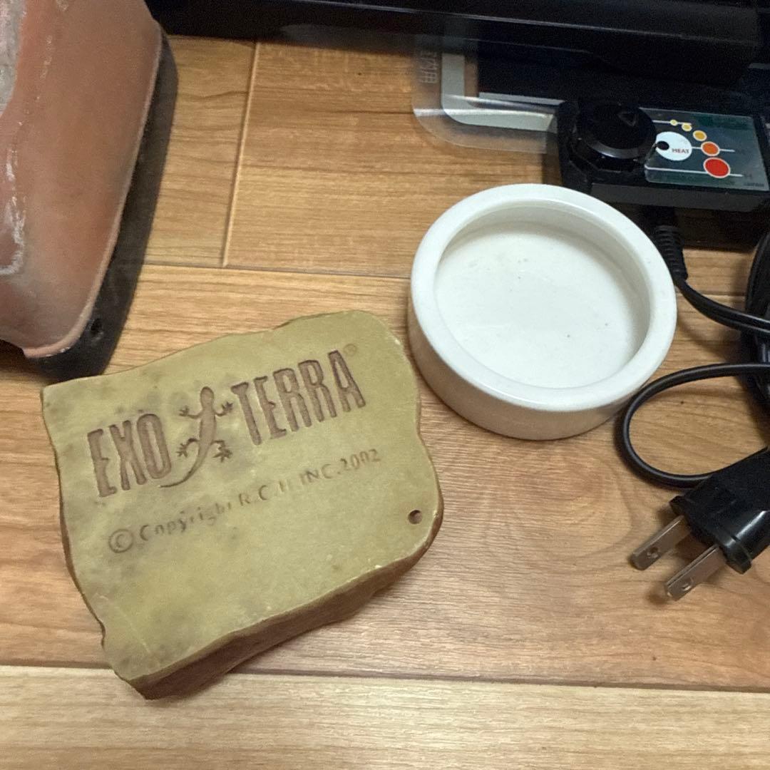 GEX EXOTERRA グラステラリウム ナノキューブ レオパ飼育セット