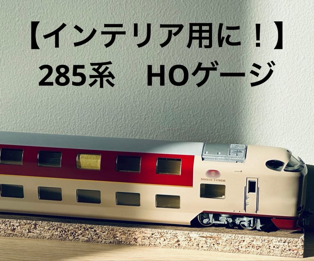 【インテリア用に！】285系 サンライズEX 先頭車　室内灯付き HOゲージ