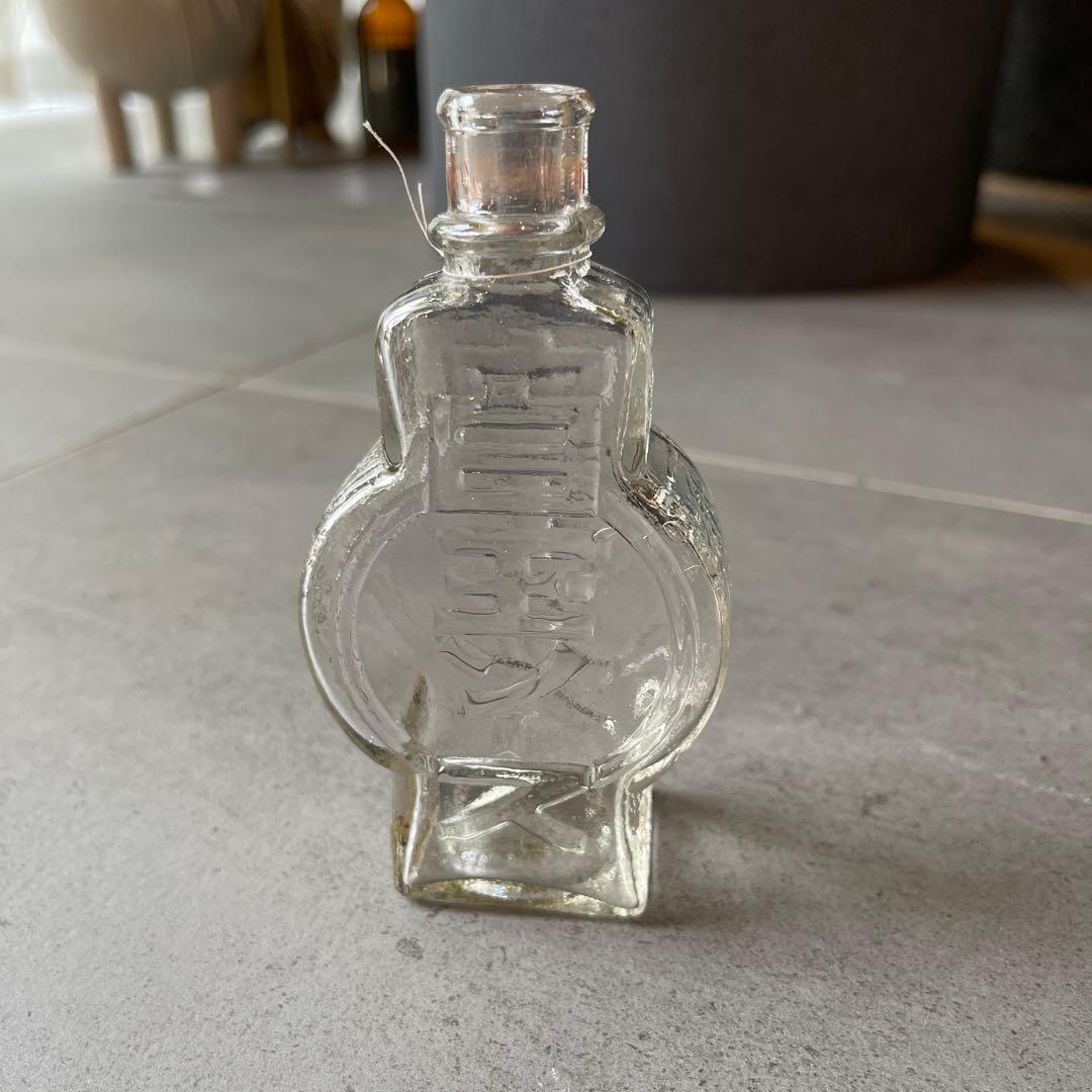 白玉ソース　アンティーク　ガラスボトル　大日本大阪野村吟醸　注ぎ口汚れあり希少