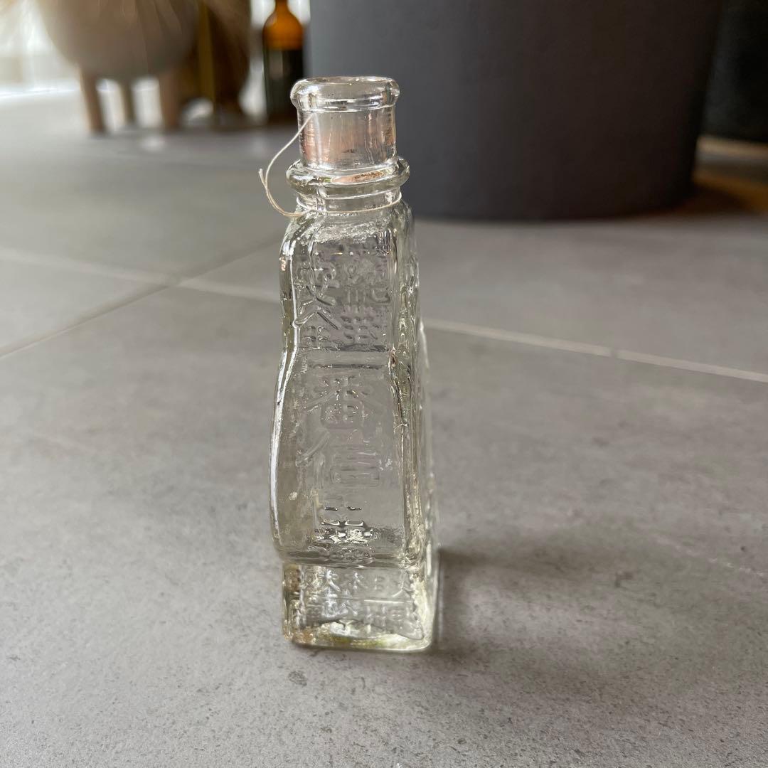 白玉ソース　アンティーク　ガラスボトル　大日本大阪野村吟醸　注ぎ口汚れあり希少
