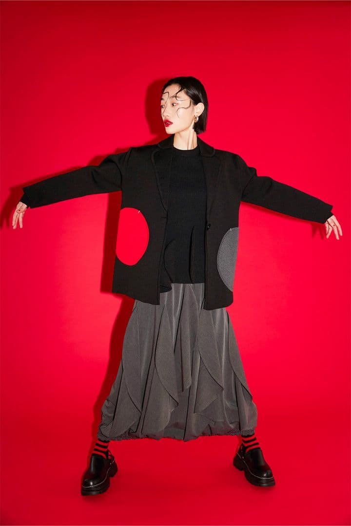 【seyumama プロフ必読下さい】OMMO ニットジャケット ブラック