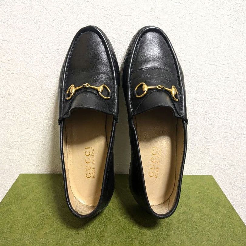 専用　美品　GUCCI　ホースビットローファー　黒　36 1/2
