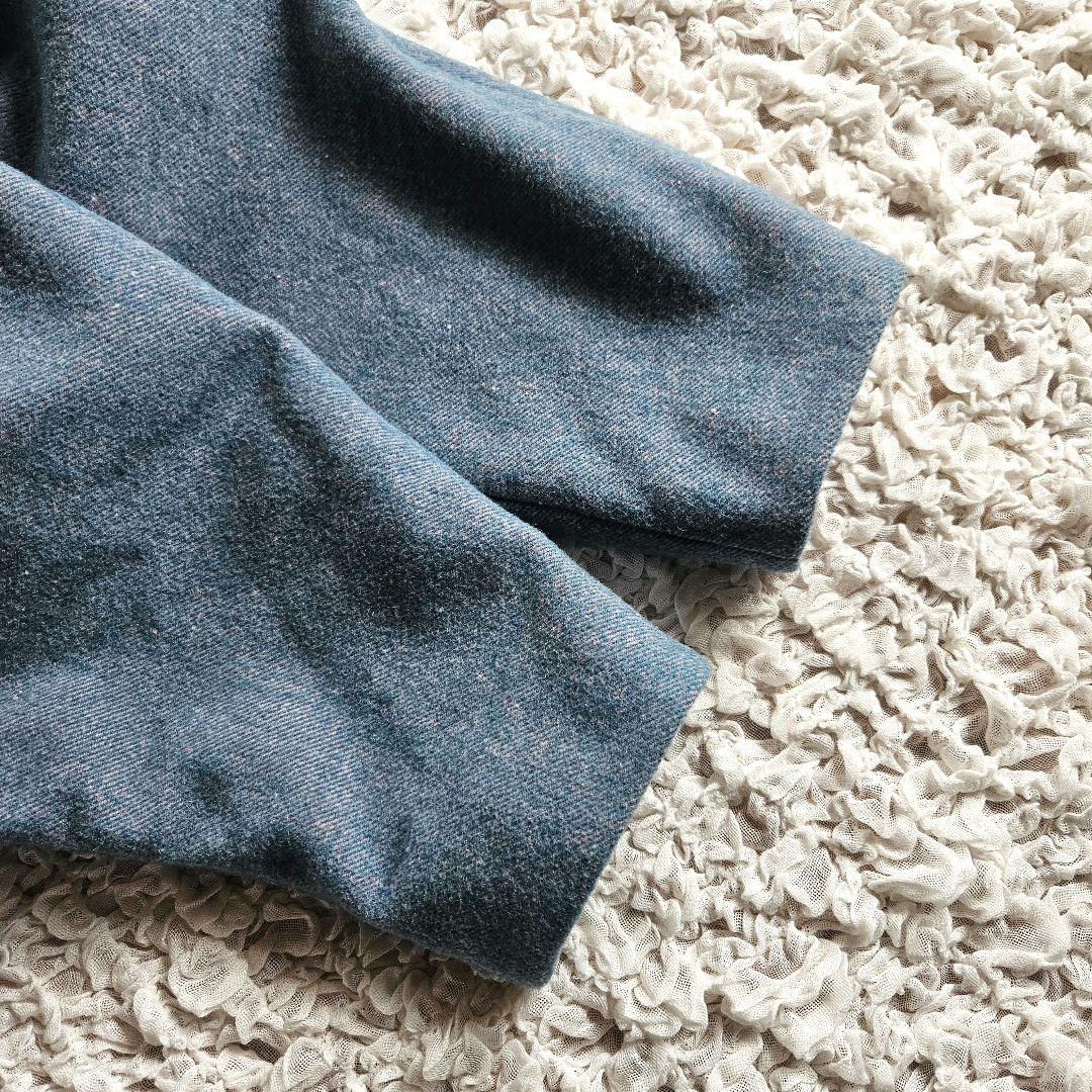 y*o様 CITEN スタンドカラー ポンチョ ブルー