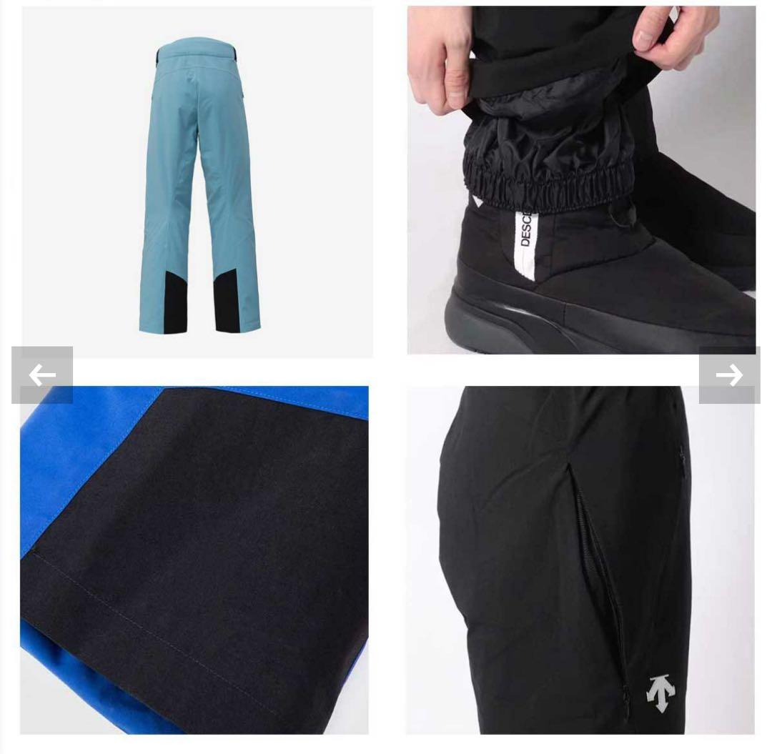 【24/25】Sサイズ デサント DESCENTE 中綿 パンツ 黒