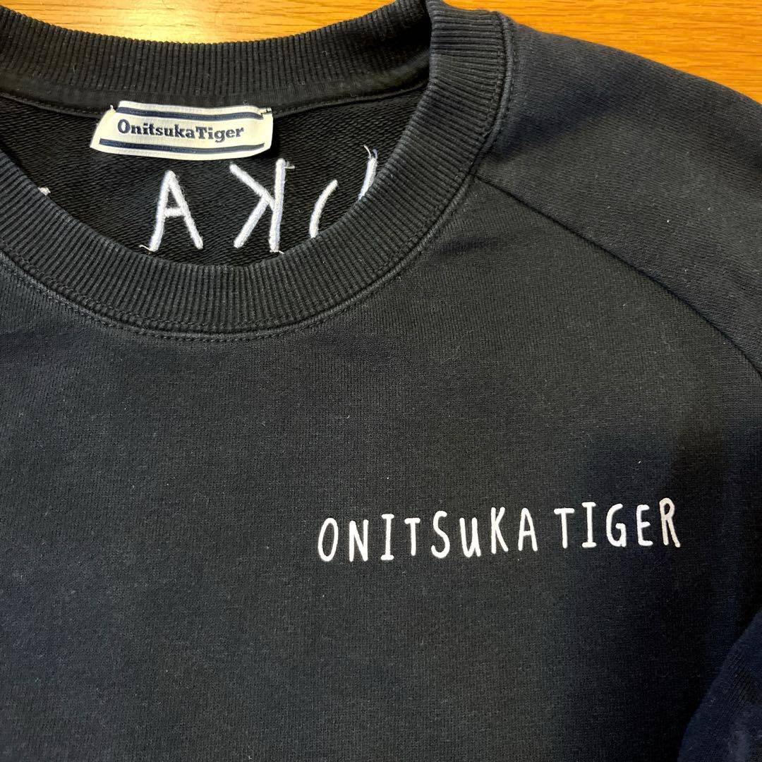【値下げ】OnitsukaTiger オニツカタイガー 刺繍スウェット Sサイズ