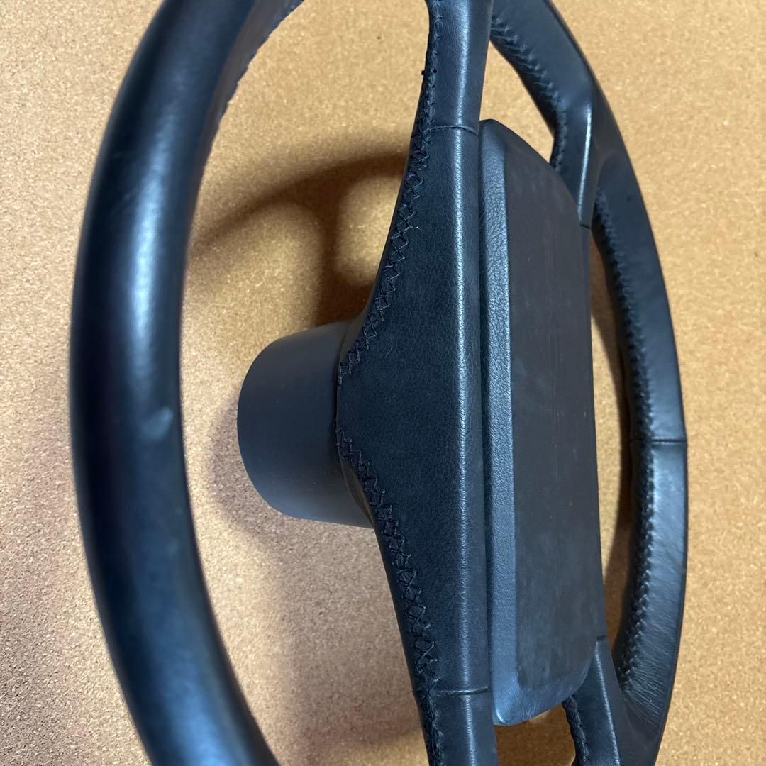 ポルシェ 90年　964 純正ステアリングホイール 黒