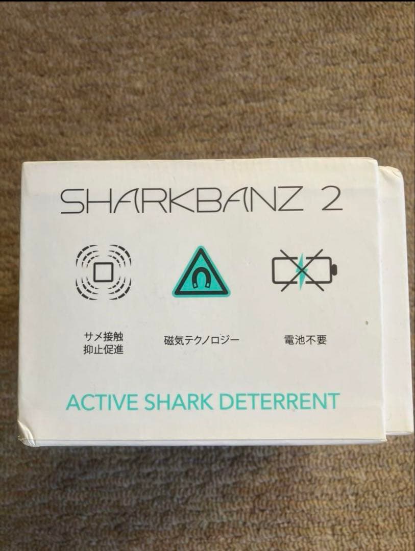 SHARKBANZ2 (White-Black)サメ避けバンド　磁気テクノロジー