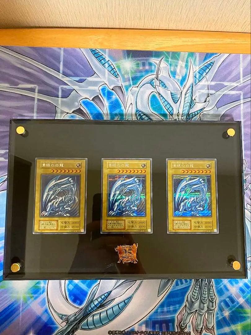 遊戯王OCG 青眼の白龍 シークレットレア 3枚セット 25周年 海馬セット②